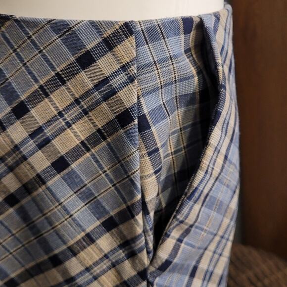 NWT Old Navy Plaid Mini Skirt Size 10 Side Pockets Preppy Academia Italy Fabric - Picture 10 of 15